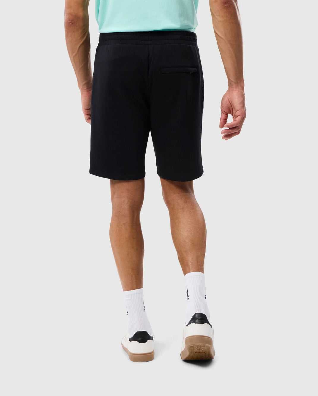 Short Psycho Bunny Lyons Casual Sweatshort Noir Homme | DGL-13892346